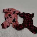 2 Pcs Christmas Dog Pajamas Small Dog Winter Outfit Christmas Dog Pajamas for Small Dog Cat Sweater Cute Tiny Pet Dog Clothes for Kitty Puppy Cat