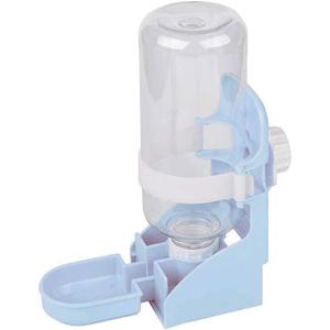 17oz Rabbit Water Bottle, Guinea Pig Water Bottle, Hanging Automatic Small Animal Water Bottle Bowl for Bunny Chinchilla Hedgehog Ferret Hamster (Blue)