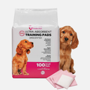 Pink Puppy Pee Pads for Dogs 13X18 Inches, Pack of 100  Smal Pads |Ultra Absorbent | Heavy Duty Dog Pads | Pet Toilet Training Pads, Lavender Scented