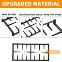 WB31X27150 Center Grate Replacement for GE Stove Grate JXGRATE1 WB31X24737 Cast Iron General Electric Gas Range Grate 19.3" x 9.1'' Surface Burner Grate GE Cooktop Parts Stove Top Grate