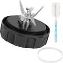 SS101 7 Fins Blender Blade Replacement Accessories Compatible with Ninja Blender, Blender Blade Parts for Nutri Ninja Foodi Power Blender SS101 SS101TGT CO351B SS100 SS150 SS151 SS300 SS350 SS351 