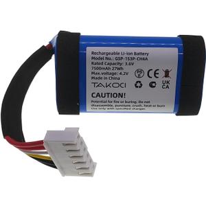 Replacement Battery for Charge 5,Fit Part No. GSP-1S3P-CH4A / 1AA011NA 7500mAh