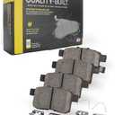QUALITY-BUILT Premium Ceramic Brake Pads set, 1001-0325C Compatible with 2003-2024 Buick/Cadillac/Chevrolet/Ford/Honda/Hyundai/Mitsubishi/Pontiac/Saab/Subaru/Tesla/Toyota/Volvo, Hardware Included