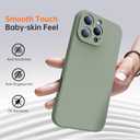 2 x for iPhone 16 Pro Max Case with 2 Screen Protectors - Compatible with Magsafe - Upgraded Camera Protection - Liquid Silicone Protective Phone Case 6.9" for Men, Women, Girls - Porcelain Blue