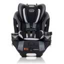 Evenflo EveryFit/All4One 3-in-1 Convertible Car Seat w/Quick Clean Cover (Latitude Gray) 