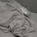 H.VERSAILTEX Twin Size Armless Futon Mattress Covers for Traditional Japanese Futon Mattress Soft Mixed-Color Chenille Couch Slipcovers Floor Mats Sofa Protector Zippered Sleeper Sofa Cover,Dove