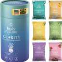 Body Restore Shower Steamers Aromatherapy 6 Pack - Christmas Stocking Stuffers for Men, Birthday Gifts for Women, White Elephant, Relaxation, Self Care - Clarity