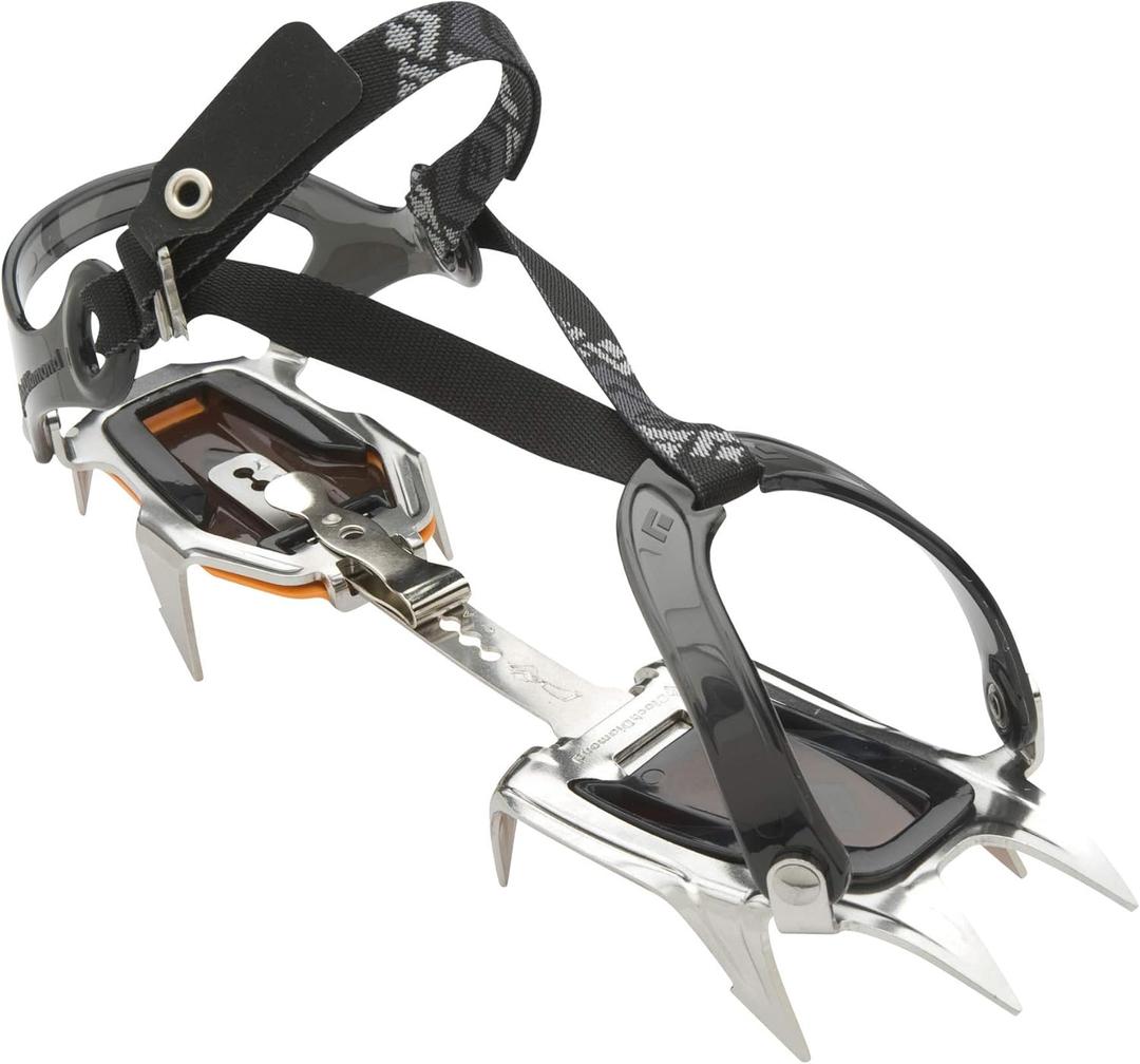 Black Diamond Contact Strap Crampons (One Size, Polished)