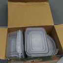 40 PCS Food Storage Containers with Lids Airtight (20 Containers & 20 Lids), 100% Leakproof Meal Prep Container Set for Kitchen Storage, BPA-free, PVC-free Reusable Plastic, Microwave/Dishwasher Safe