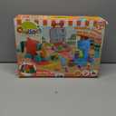 Crelloci 3 in 1 Color Dough Kitchen Creations Set, Ice Cream Spaghetti Burger Maker Machine, Art Crafts Food Modeling Toys, Accessories Tools Kit for Boys Girls Kids Toddlers Ages 3+ (12 Colors Dough)