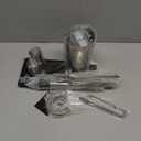 Cocktail Shaker Set, 23-Piece Boston Stainless Steel Bartender Kit with Acrylic Stand & Cocktail Recipes Booklet, Professional Bar Tools for Drink Mixing, Home, Bar, Party (Include 4 Whiskey Stones) (Sliver)