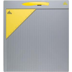 EK Tools, Standard Scoring Board, 13"x14.25", Bone Folder Included, Scoreboard for Paper Crafting, Make Envelopes, Cards, Precision Photos, and More (Multicolor)