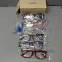 CCVOO 6 Pack Blue Light Blocking Reading Glasses, Anti Headache/Glare/Eye Strain Readers Computer Eyeglasses Women/Men (6 Pack Mix,2.00)