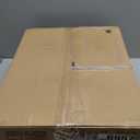 Asyko Ceiling Fans with Lights, 46" Low Profile Ceiling Fan with Light and Remote Control, Flush Mount, Reversible, Dimmable LED, Noiseless, Brown Ceiling Fan for Bedroom, Dining Room