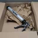 Red Devil Pro Aluminum Sausage Caulk Gun - 20 oz, 360 Revolving Barrel, 18:1 Thrust Ratio, Drip Free Technology (3983)