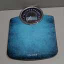 EILISON Highly Advance 2-in-1 Digital & Analog Weighing Scale for Body Weight-400lbs, 4 High Precison GX Sensor Accurate, Thick Tempered Glass, Extra Large Display (Blue)