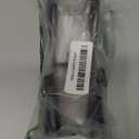 Cerbonny Shower Door Hooks, 2 Pack Double Towel Hooks for Bathroom Frameless Glass Shower Door, Heavy Duty Stainless Steel Bathroom Hanger Without PerforationBlack (7in)