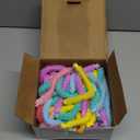 Chivao 100 Pack Bulk Stretchy String Fidget Toys Animal Sensory Toys for Kids and Adults Colorful Fidget Worm Stress Anxiety Relieve Party Favors Goodie Bag Fillers Birthday Gifts (Animal Style)