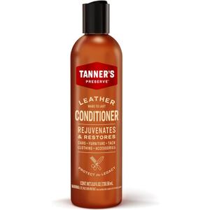 Tanner's Preserve Leather Conditioner for Finished Leather, Restores & Protects Auto Seats, Furniture & Tack, 8 fl oz (7.5 Fl Oz (Pack of 1))