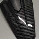 Motorcycle Rear Seat Cowl Tail Seat Cover Fairings Compatible with Kawasaki Ninja 400 Z400 EX400 ER400 2018-2023 Carbon Fiber Style
