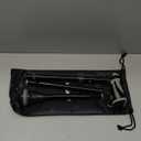 REHAND Walking Cane - Foldable, Adjustable, Collapsible Walking Canes for Men & Women, Heavy Duty All Terrain Tip, with Travel Bag | Walking Sticks for Seniors & Adults (Natural Black)