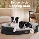 FUKUMARU Large Dog Bed, Thickened Orthopedic Sofa Bed, Waterproof &Washable