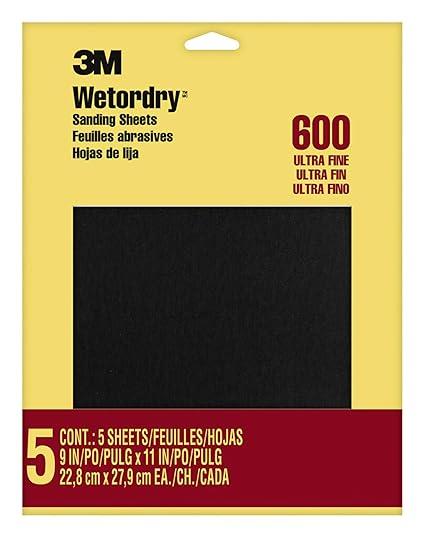 MOUNTING STRIP PLTC 1X3", 3M Wet or dry Sandpaper, 9 in. x 11 inch, 600 Grit, Ultra Fine, 5 Sheets/Pack, DI Gogo Garden Bamboo/Latex Glvs MD Leaf Size M, Royal Brush Foam Brush 1In