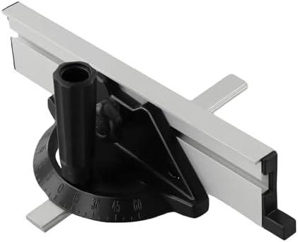 Table Saw Miter Gauge, Table Saw Push Rule Woodworking Miter Gauge Miter Gauge with Fence Table Saws Accessories Table Saws Miter Gauge Accessories for Table Saws Supplies, -60 To 60 Degrees