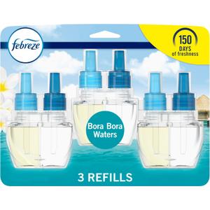 Febreze Odor-Fighting Fade Defy PLUG Air Freshener Refill, Bora Bora, .87 fl. oz. Oil Refills- Pack of 1