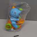 Baby Elephant Musical Crawling Toy with Lights, Sounds, Blowing Ball, Infant Sensory Toys, Birthday Gifts for Kids Boy Girl 3 4 5 6 7 8 Years (Blue)