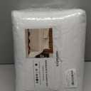 Auemtyn Full/Queen Size Quilt Set 3 Pieces, Soft Lightweight Summer Bedspread, Reversible Microfiber Bed Coverlet for All Seasons, White, Heart Pattern (1 Quilt, 2 Pillow Shams)