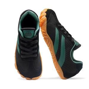 Barefoot Shoes Women Casual Sneakers,Wide Toe Box Shoes Women Zero Drop Barefoot Shoe Men,Minimalist Trail Running Shoe,Non-Slip Lightweight Breathable Comfortable Fashion Walking Hiking Shoes Unisex, Black+green, Size 8
