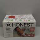 The Honest Company Comfort Dry Disposable Diapers for Sensitive Skin, Hypoallergenic, All The Alpacas + Turtle Time, Club Box Size 1 (8-14 lbs) 78 Count