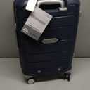 Samsonite Freeform Hardside Carry-On Luggage with Spinner Wheels - Hardshell Suitcase - TSA, Airline-Approved - Expandable Hard Shell, Smooth Rolling Wheels for Lightweight Travel - Navy