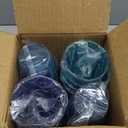US Acrylic Splash [Set of 16] 18 ounce Plastic Stackable Water Tumblers in 4 Coastal Colors Value Set of Drinking Cups, Reusable, BPA-free, Made in the USA, Top-rack Dishwasher Safe