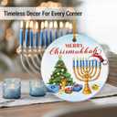3 x Hanukkah Ornaments 2025 - Merry Chrismukkah Ornament for Christmas Tree Decorations, Gift for Friends Neighbors Mom Coworker, Spiritual Gifts for Women, Jewish Gifts