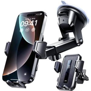 VANMASS 2026 Car Phone HolderMilitary-Grade Strongest 90+LBS SuctionPhone Holder for Your Car Dashboard Windshield Vent Cell Phone Mount Truck Stand Cradle for iPhone 17 Pro Max 16 15 14 13 Android