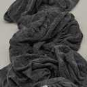 Large Backrest Cushion Covers Super Stretch Backrest Covers for 3 Cushion Couch Sofa, Couch Back Cushion Covers Featuring with Chenille Yarn (Softer Version, 3PC, Dark Grey)