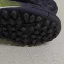 brooman Kids Indoor Soccer Shoes Boys Girls Soccer Cleats Athletic Turf Shoes 8 (Navy Lime)