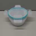 Snapware Total Solution (Pack of 2) Plastic Food Storage Containers Set, Leakproof & Airtight Locking Lids Round Tupperware, Non-Toxic BPA-Free Lids, Microwave Dishwasher Freezer Safe