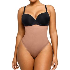 SHAPELLX Shapewear Tummy Control Womens Plus Size Compression Shapewear Seamless Waist Slimmer Underwear Panty M/L