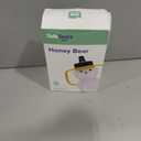 TalkTools Honey Bear Straw Cup with Handle, 7oz Soft Straw Trainer for Babies & Toddlers 4+ Months Easy-Grip, Dishwasher Safe., 1 Pack, 7 Fluid Ounces
