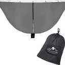 Hammock Bug Mosquito Net XL 11x4.6FT No-See-Ums Polyester Fabric for 360 Degree Protection Dual Sided Diagonal Zipper for Easy Access Fits All Hammocks