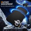 Designed for iPhone 16 Plus Case 6.7''with [Military Drop Protection][Compatible with Mag-Safe] Shockproof 16 Plus Phone Case for Men Wowen,Black