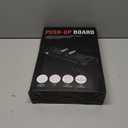 HOTWAVE Push Up Board Fitness, Portable Foldable 20 in 1 Push Up Bar at Home Gym, Pushup Handles for Floor. Professional Strength Training Equipment For Man and Women, Patent Pending (Black)