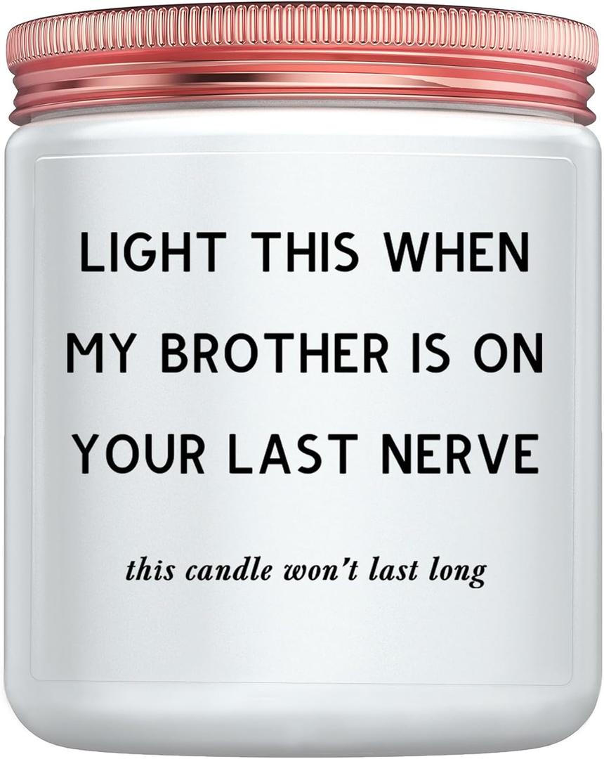 Funny Sister in Law Gifts for Best Sister-in-Law Birthday Gift Ideas - Mother's Day Christmas Wedding Gifts for Future Sister-in-Law Lavender Candle (Burn Long)