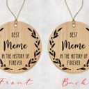 Best Meme Ornament - Best Meme Christmas Ornament -Best Meme in The History of Forever Ornament - Family Ornament - Gift for Meme - Meme Ornament Printed on Both Sides