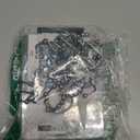 Titanker Shower Curtain Hooks Rings, Rust-Resistant Metal Double Glide Shower Hooks for Bathroom Shower Rods Curtains, Set of 12 Hooks - Chrome