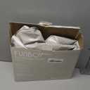 FUNBOY Giant Vintage Tan Stripe Inflatable Tube Pool Float with Cup Holder 48" | Large Pool Float for Adults | Inner Tube Swimming Pool Toys Swim Rings | Pool Lounger Float for Pool Party & Summer