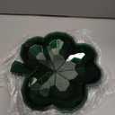 Green St. Patrick's Day Plastic Shamrock Small Bowl - 8.5" x 8.5" (4 Count) - Perfect for Irish Themed Parties & Festive Celebrations